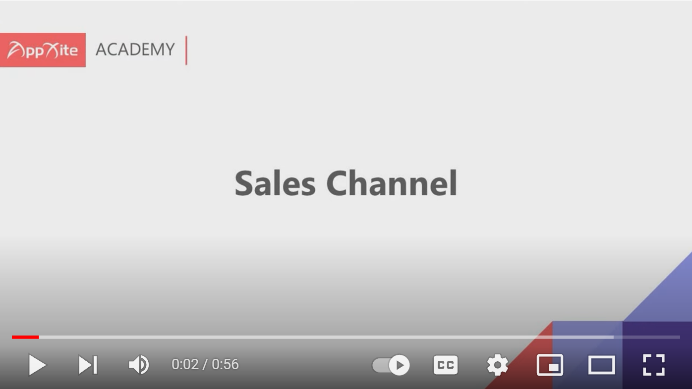 Sales Channel Web