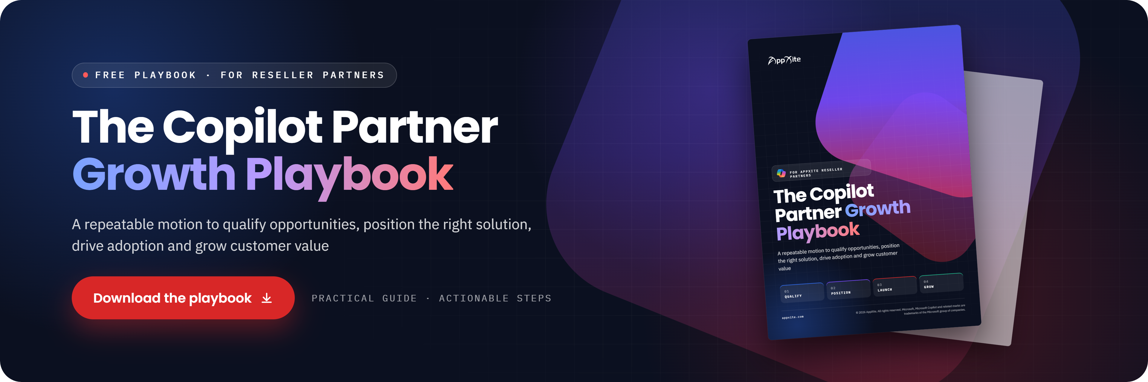 AppXite - Copilot Playbook Web Banner