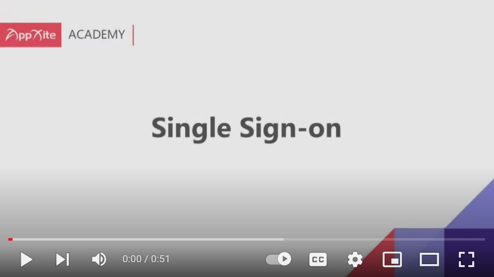 Single Sign-On Web