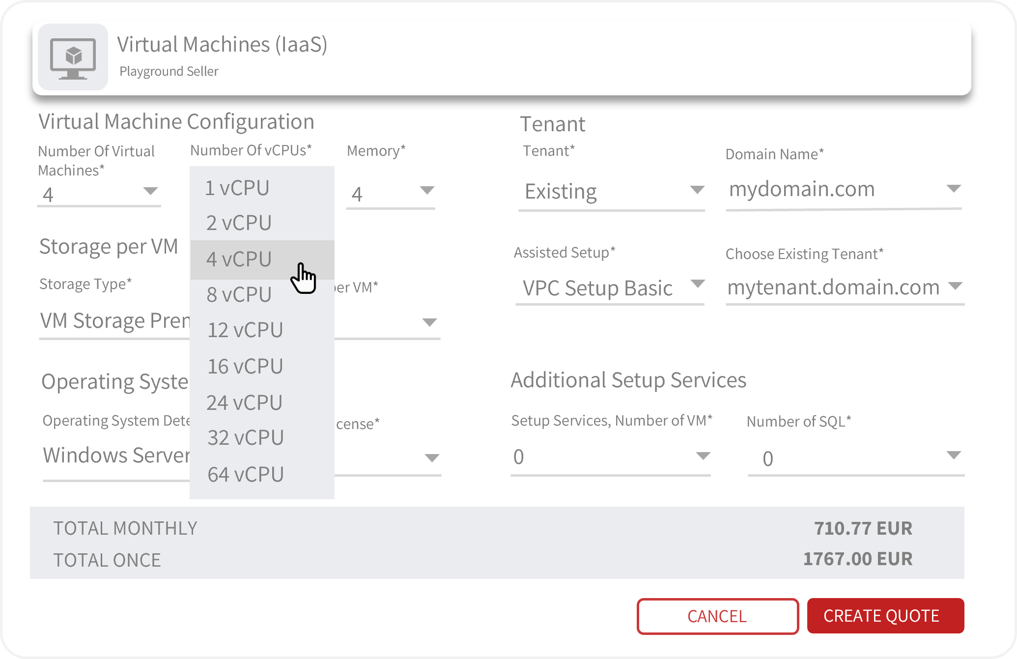 AppXite VM Configuration